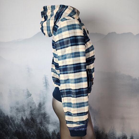 Roxy Quilted Padded Hooded Jacket | Girl's Large - Picture 8 of 16